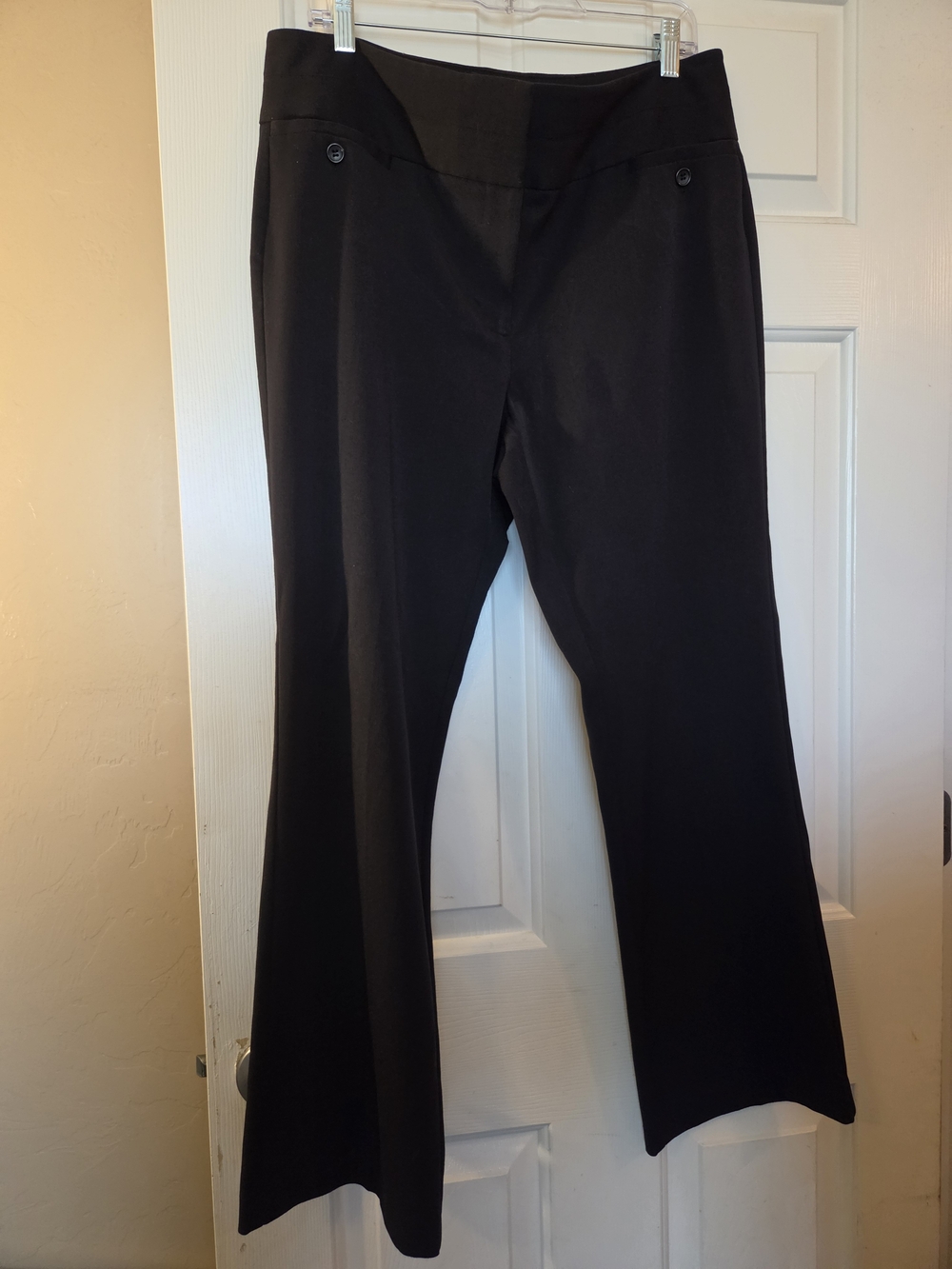 Maurices Black Bootcut Stretch Pants